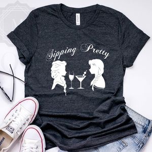 Frozen Anna & Elsa themed Funny T-shirt for Women